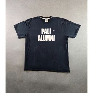 Vtg Nike T Shirt Mens XXL Charcoal PALI ALUMNI Palisades Embroidered Swoosh 90's